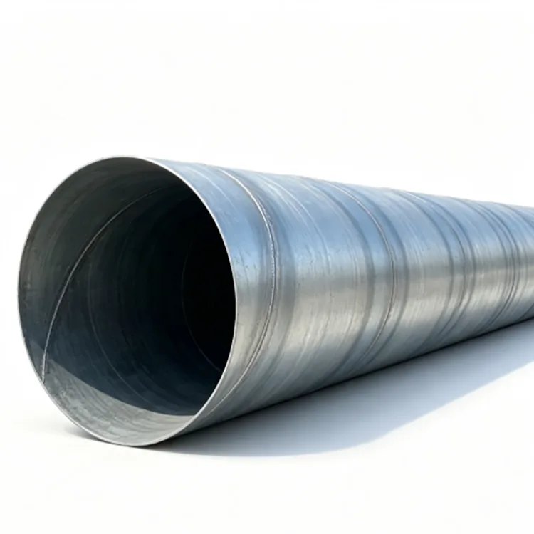 Tubo de aço espiral galvanizado por imersão a quente